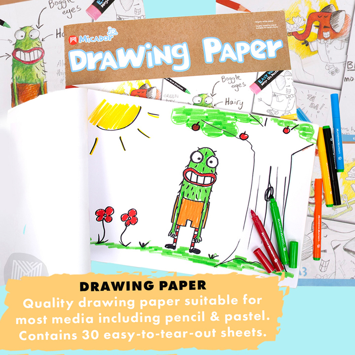kids drawing paper